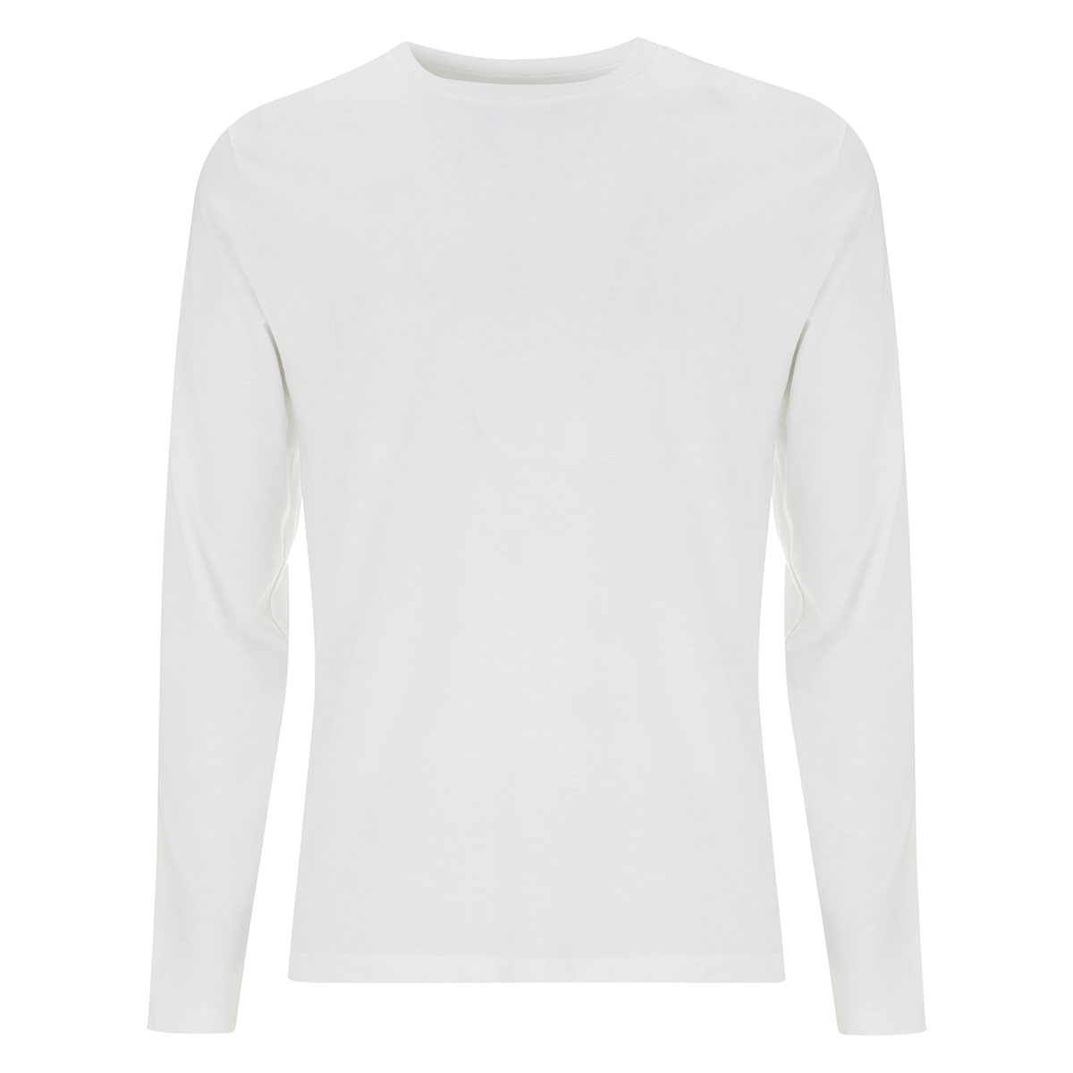 Wit T-shirt met lange mouwen
